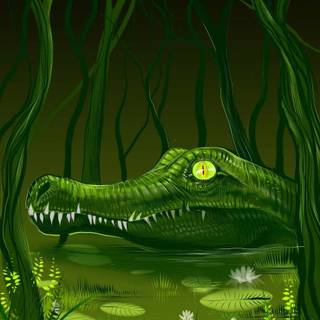 Crocodile iPhone wallpaper