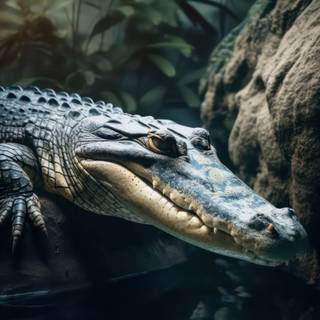 Crocodile iPhone wallpaper