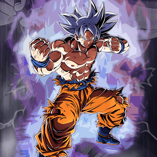Goku powering up wallpaper