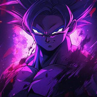 Goku powering up wallpaper