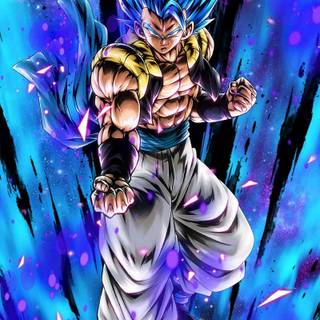 Goku powering up wallpaper