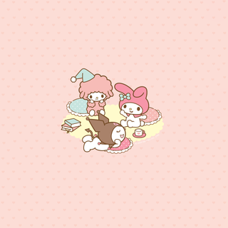 My Melody and Hello Kitty wallpaper
