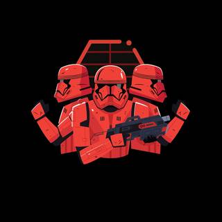 Star Wars minimalist 4k wallpaper