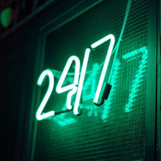 Neon green aesthetic laptop wallpaper