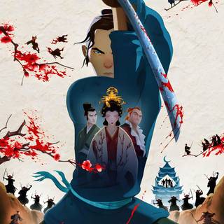 Anime Blue Eye Samurai wallpaper