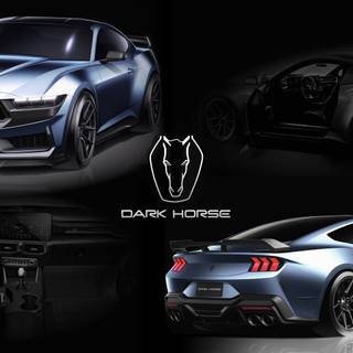 Ford Mustang Dark Horse wallpaper