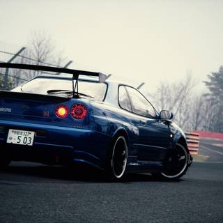 GTR R34 4k PC wallpaper