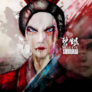 Samurai face wallpaper