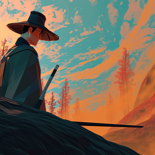 Anime Blue Eye Samurai wallpaper