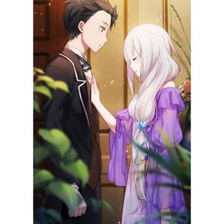 Subaru x Emilia wallpaper