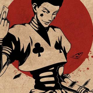 Hisoka 4k iPhone wallpaper