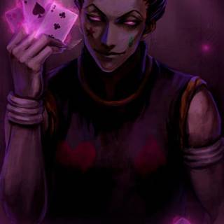 Hisoka 4k iPhone wallpaper