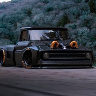 Classic truck computer wallpaper