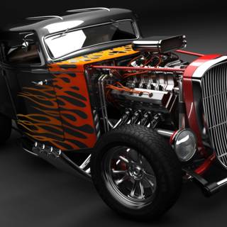 Classic car computer wallpaper