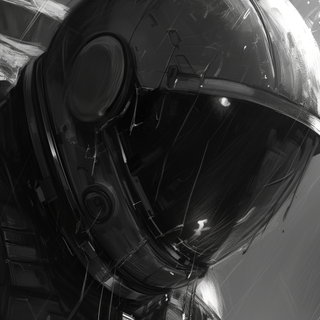 Aesthetic astronaut desktop wallpaper