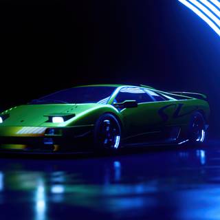 Lamborghini PS5 wallpaper