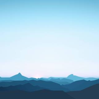 Minimalist retina iPad mountain wallpaper