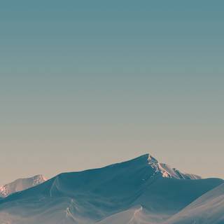 Minimalist retina iPad mountain wallpaper