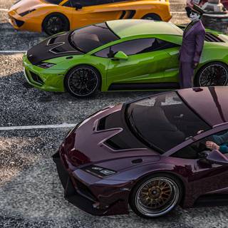 Lamborghini PS5 wallpaper