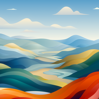 Minimalist retina iPad mountain wallpaper