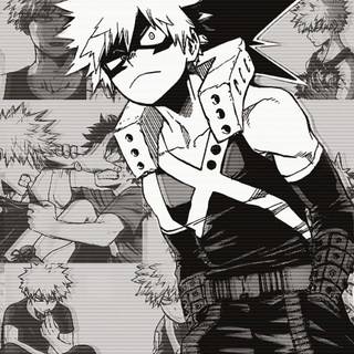Black Bakugo wallpaper