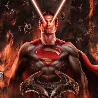 Laser eyes wallpaper