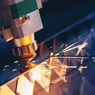 Laser cutting wallpaper