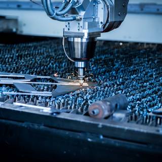 Laser cutting wallpaper