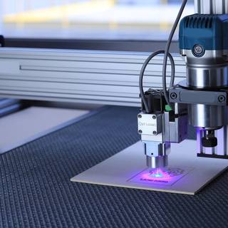 Laser cutting wallpaper