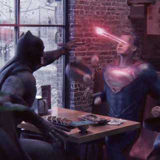 Laser eyes wallpaper