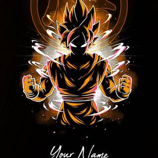 Black Goku mobile wallpaper