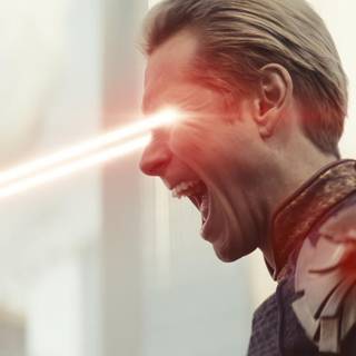 Laser eyes wallpaper