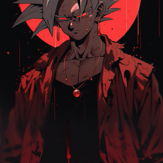 Black Goku mobile wallpaper