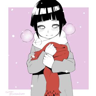 Kid Naruto and Hinata wallpaper