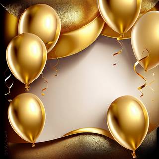 Gold birthday wallpaper