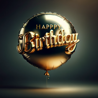 Gold birthday wallpaper