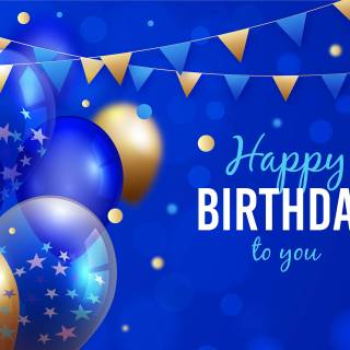 Gold birthday wallpaper