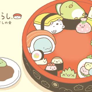 Sushi Kawaii wallpaper