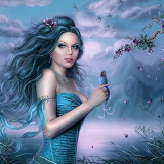 Cute fantasy wallpaper