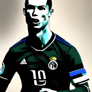 Dark Ronaldo wallpaper