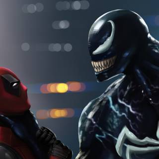 Venom drip wallpaper