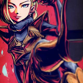 Android 18 DBZ wallpaper
