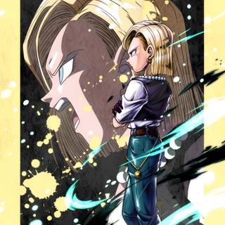 Android 18 DBZ wallpaper