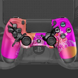 Girly pink PS4 wallpaper