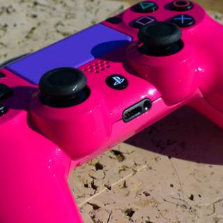 Girly pink PS4 wallpaper