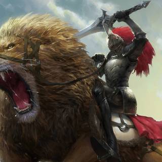 Mythical Knight wallpaper