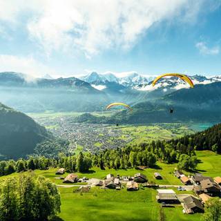 Alps summer HD wallpaper