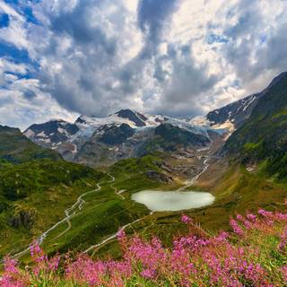 Alps summer HD wallpaper