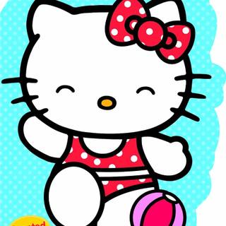 Hello Kitty Friends summer wallpaper