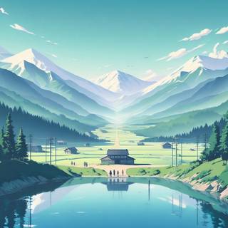 Alps summer 4k wallpaper